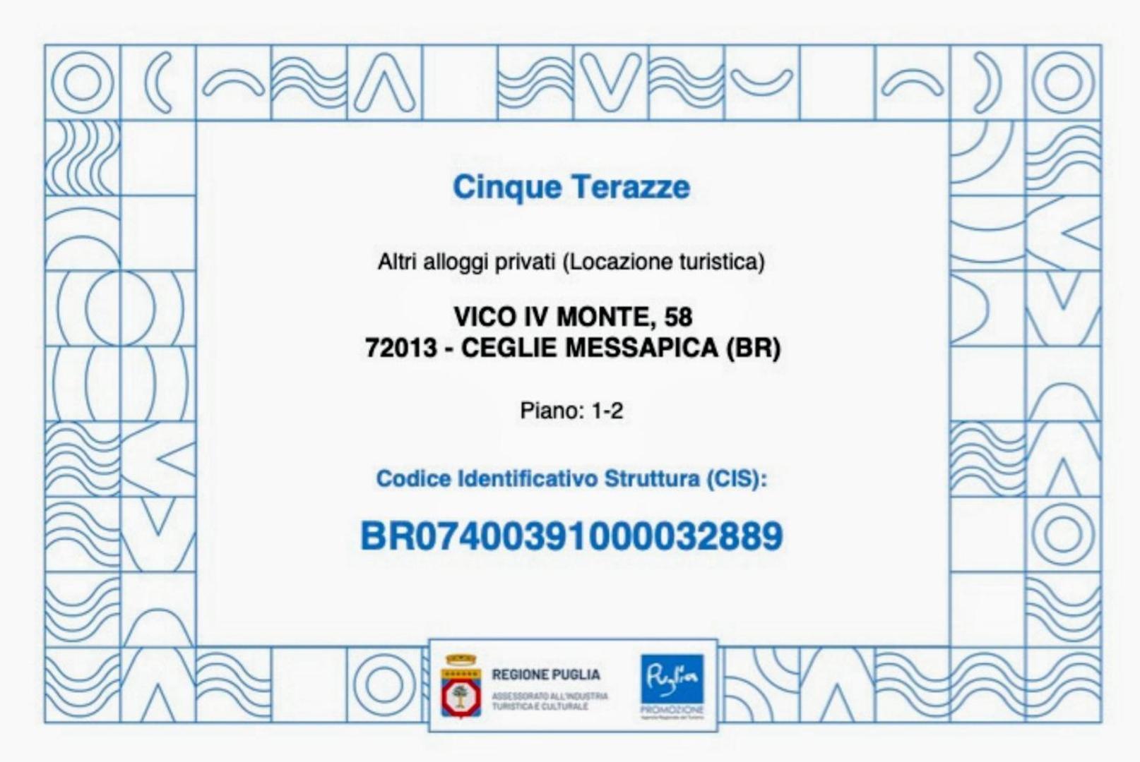 Cinque Terrazze: Freshly Renovated 2-Bedroom House Ceglie Messapica Extérieur photo